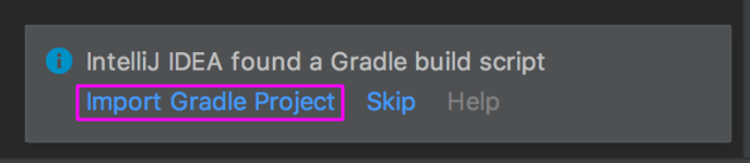 Gradle Aufforderung